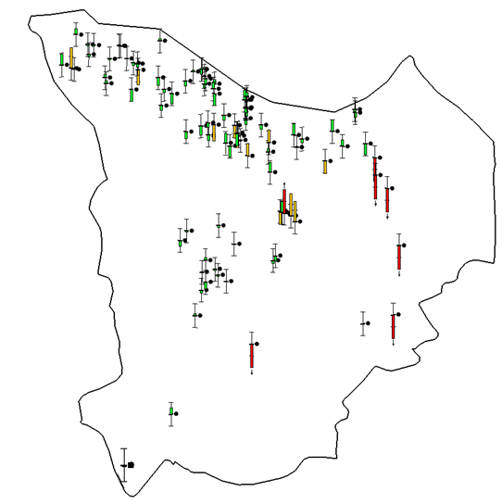 Modelfejl i observationer.